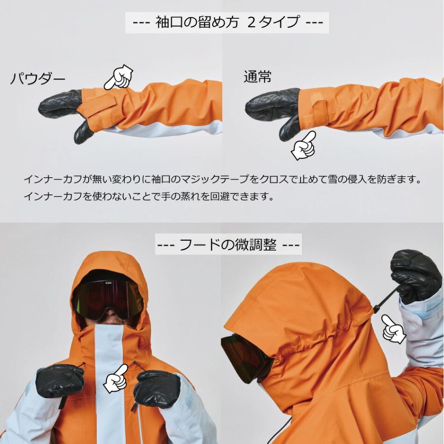 予約商品 26-27 アンファッジ ボードジャケット スモーク アノラック