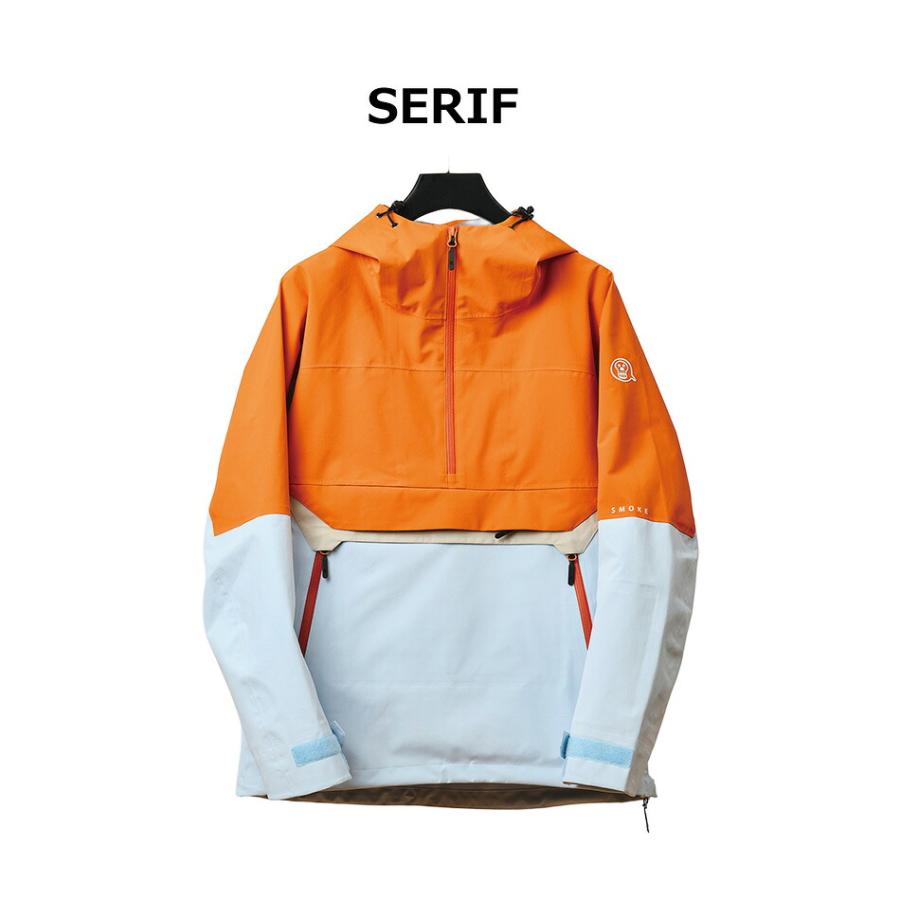 予約商品 26-27 アンファッジ ボードジャケット スモーク アノラック