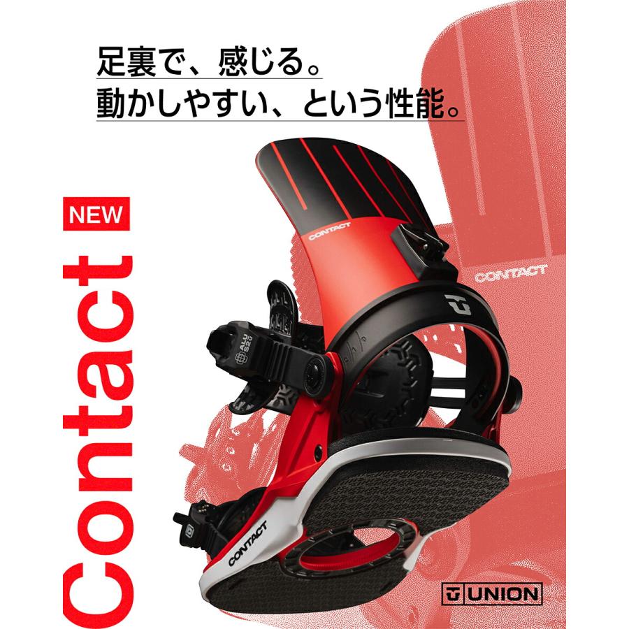 予約商品 26-27 ユニオン ビンディング コンタクト ブラック UNION CONTACT Black メンズ レディース スノーボード フリースタイル 27Snow_1