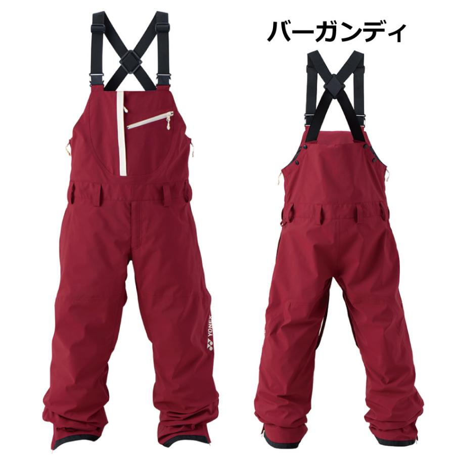 予約商品 26-27 ヨネックス ボードパンツ YONEX SW8588 A3 BIB Pant スノーボードウエア メンズ レディース 耐水圧30000mm ヒートカプセル スノボウエアの画像