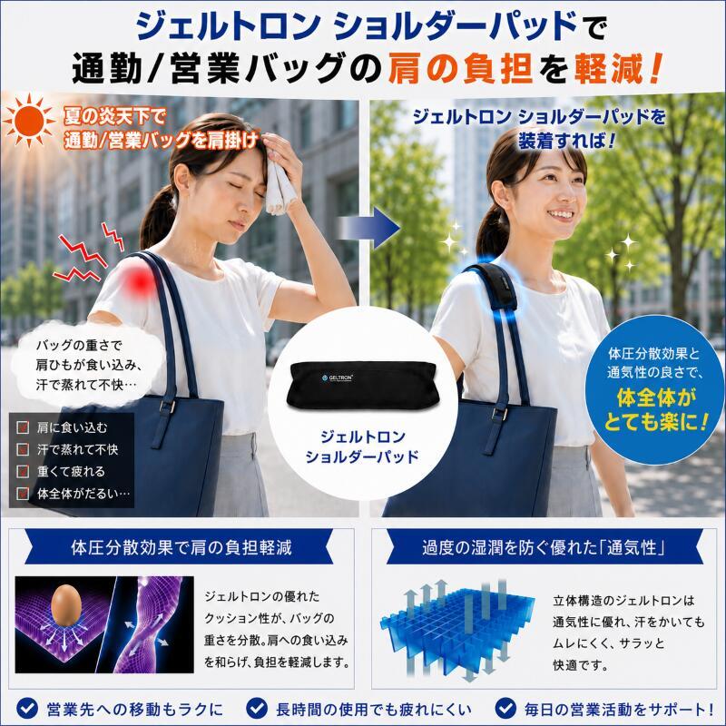 当店限定2年保証 肩パッド ジェルトロン ショルダーパッド (Mサイズ