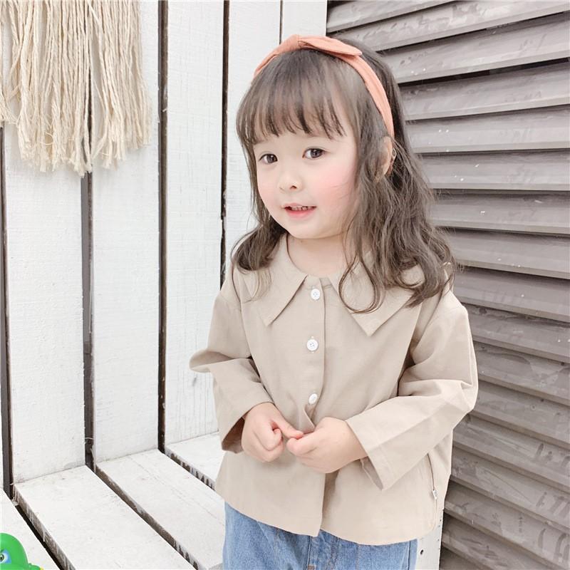 子供服 シャツ 長袖 春 秋 女の子 トップス 襟 キッズ おしゃれ