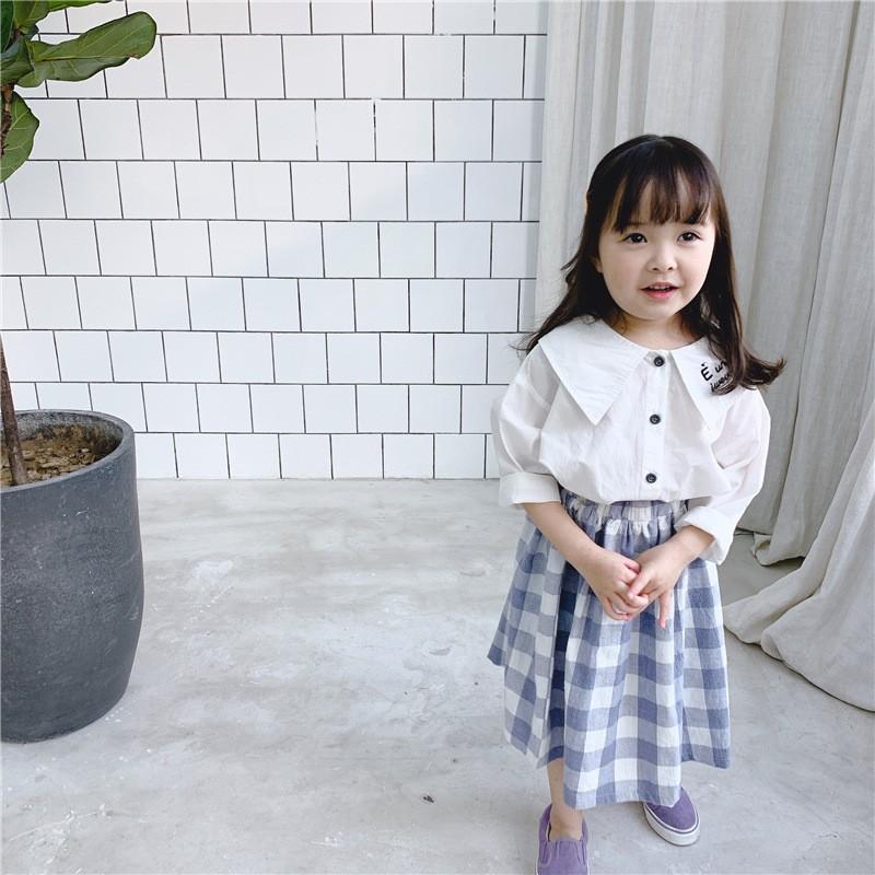 子供服 フレアスカート ロングスカート チェック 夏 女の子 キッズ