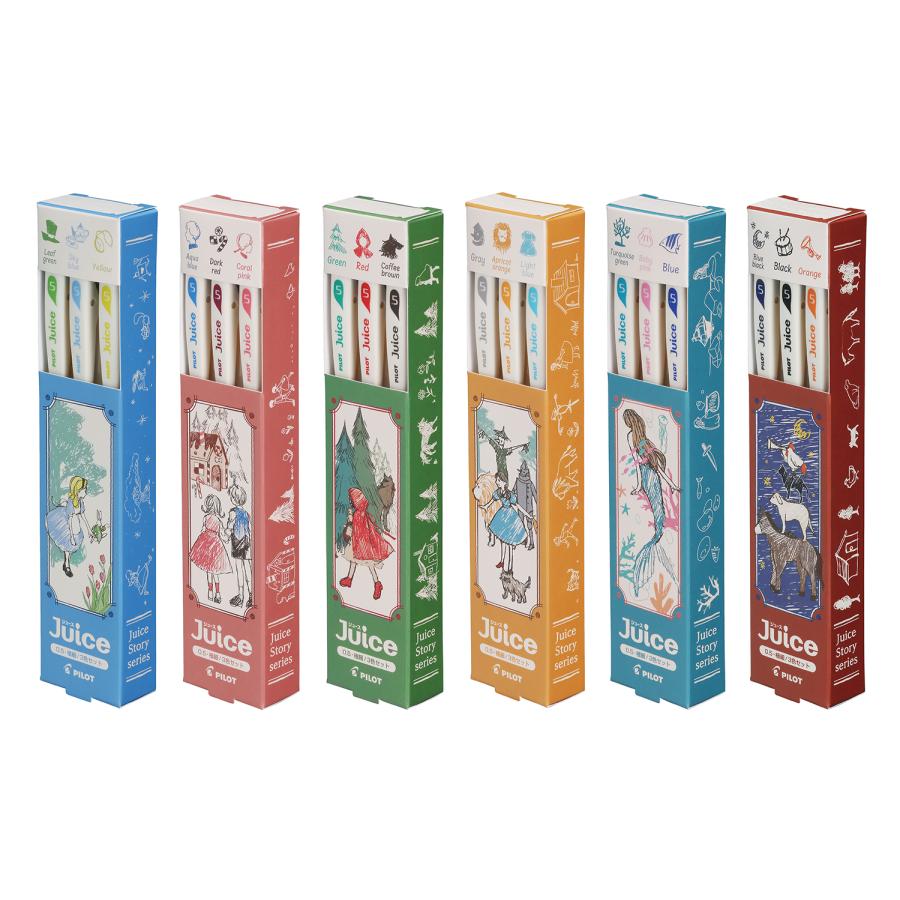 ジュース ゲルインキボールペン『ジュース 童話シリーズ』数量限定発売
