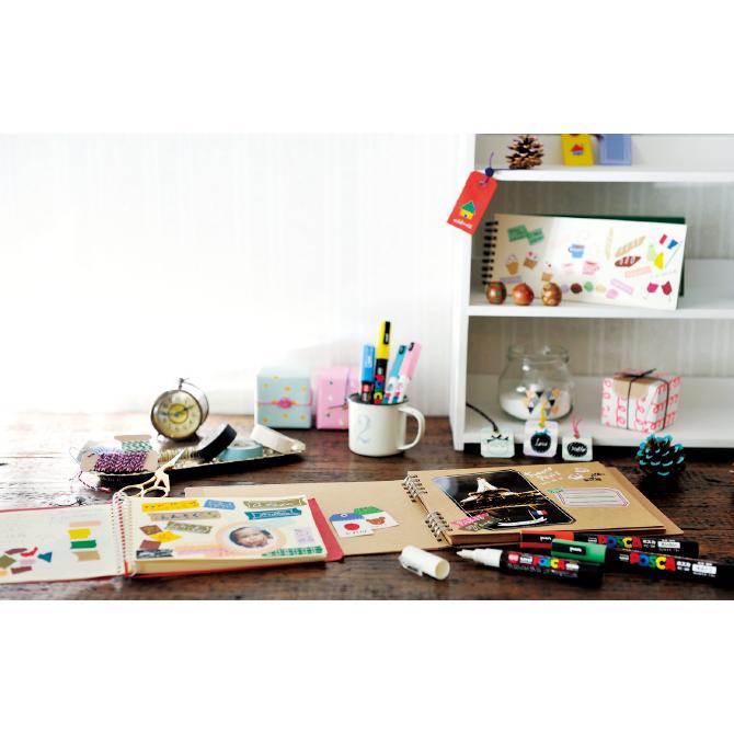 三菱鉛筆 ユニ ポスカ 8色セット 中字丸芯（1．8〜2．5mm