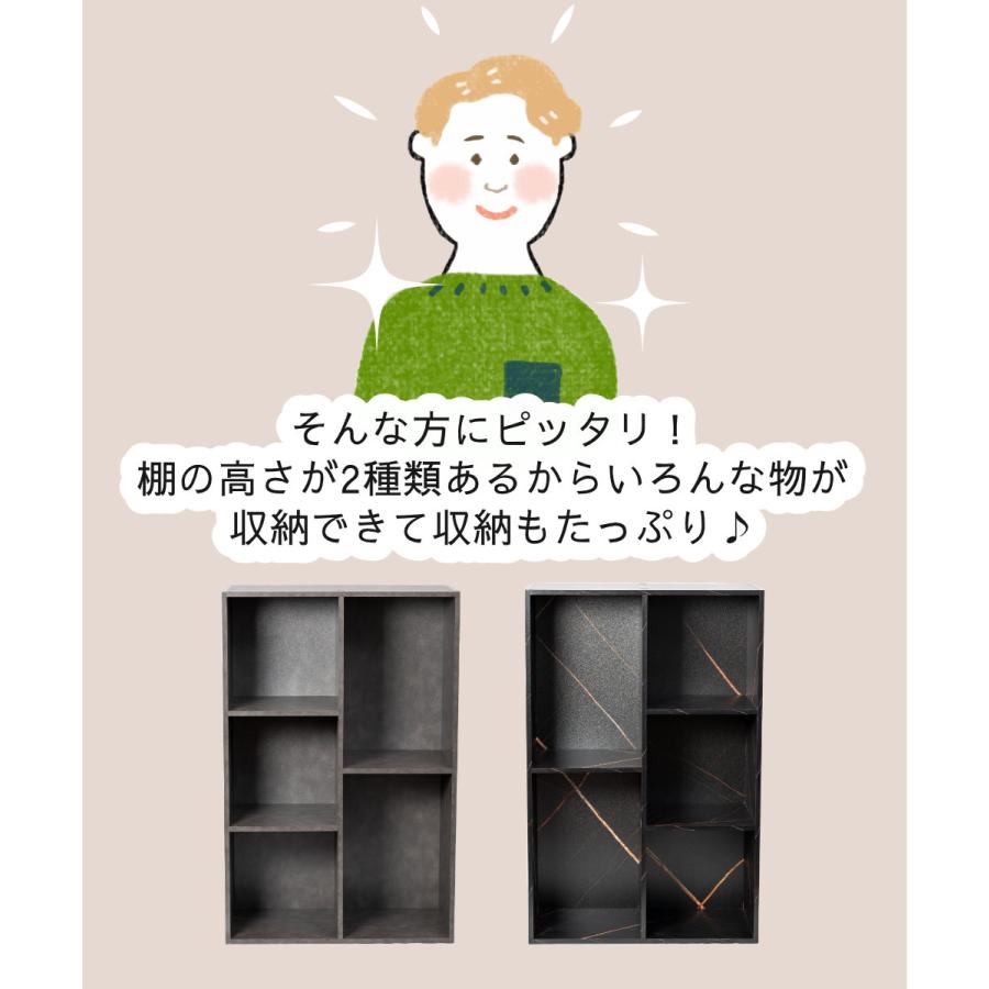 G:976544　棚2段3列 カラーボックス 収納 棚 大容量 2列 2段 3段 ラック 組立 家具 A4対応