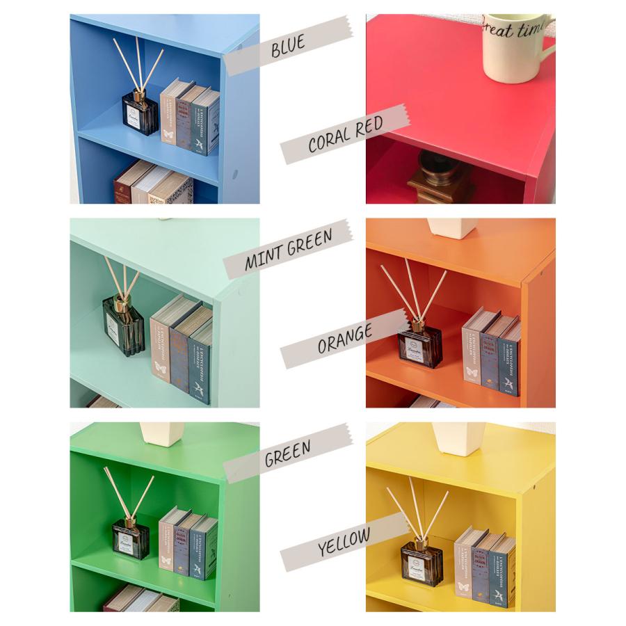 3段 カラフル カラーボックス 収納ボックス BOX 収納家具 シンプル