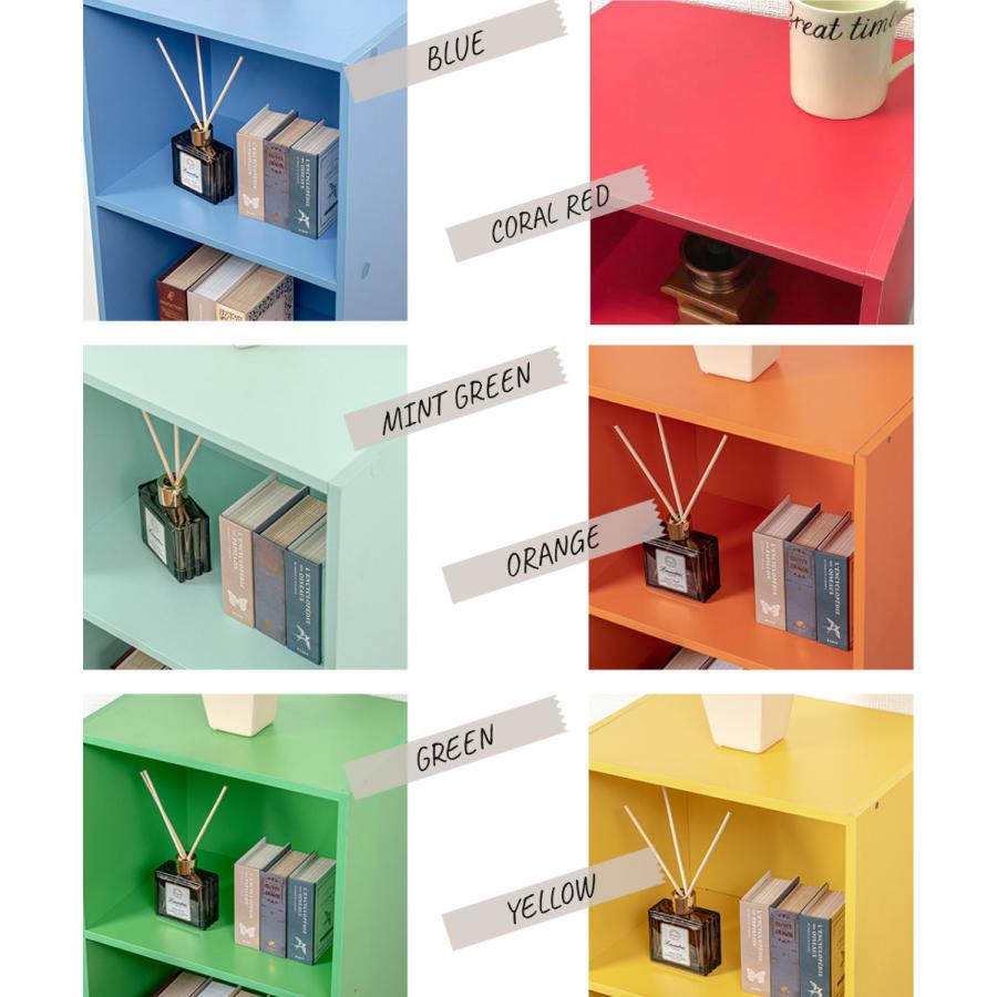 3段 カラフル カラーボックス 収納ボックス BOX 収納家具 選べる 3個セット 収納棚 |  | 04