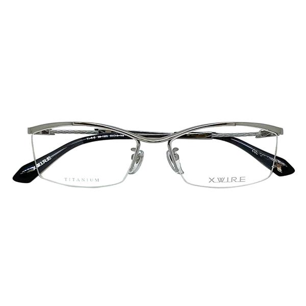 度付きメガネ 眼鏡 X-WIRE エクスワイヤ アイウェア 1.60薄型非球面度