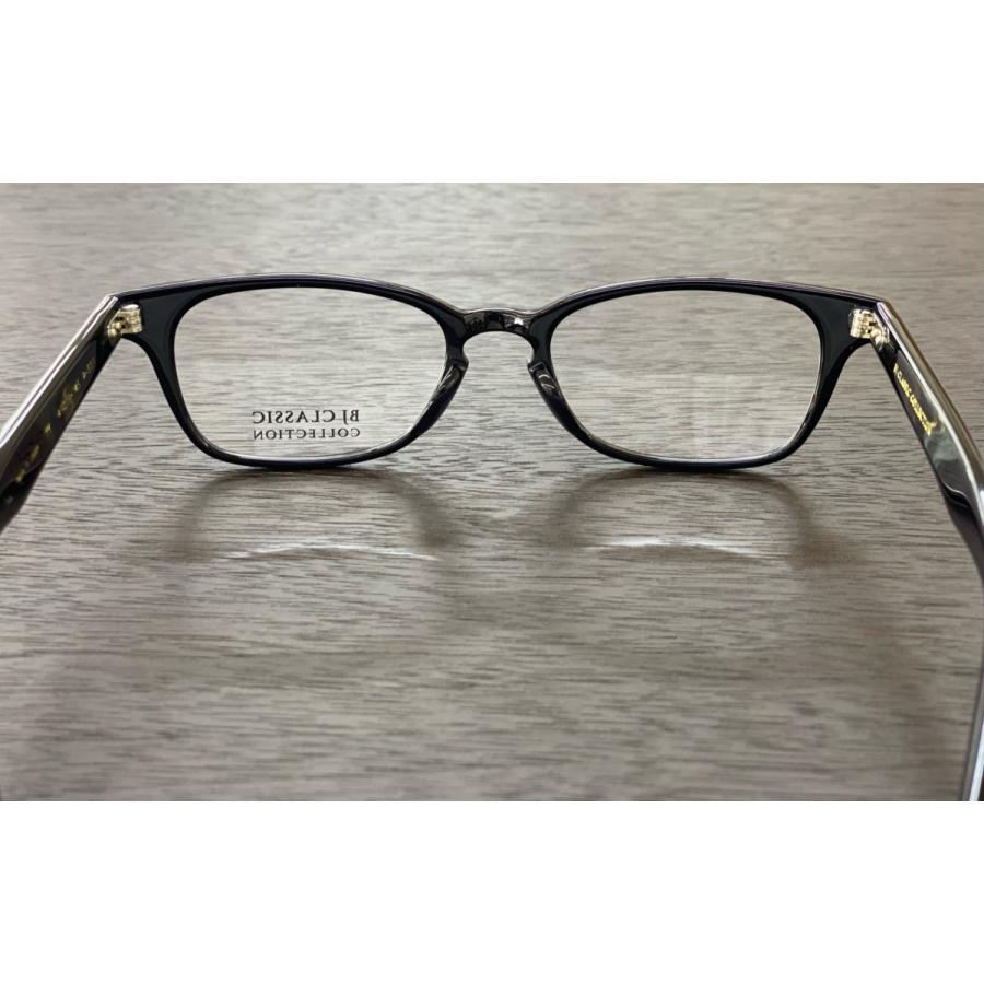 美品】BJ CLASSIC COLLECTION メガネ P-505 黒ぶち 美品】BJ CLASSIC