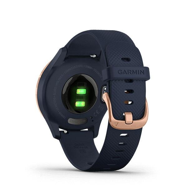 GARMIN ガーミン vivomove 3S Navy / Rose Gold ヴィヴォ ムーブ 3S 