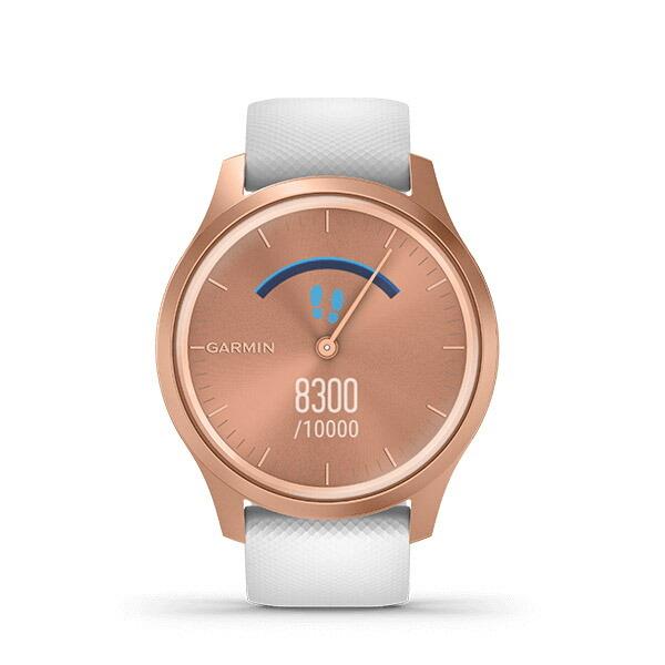 GARMIN（ガーミン） vivomove Style White / Rose Gold ヴィヴォムーブ