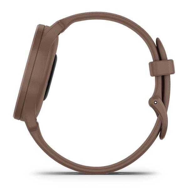 GARMIN ガーミン vivomove Sport ヴィヴォムーブ スポーツ Peach Gold / Cocoa 010-02566-42の画像