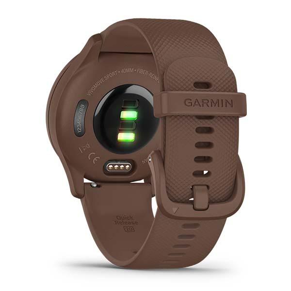 GARMIN ガーミン vivomove Sport ヴィヴォムーブ スポーツ Peach Gold / Cocoa 010-02566-42の画像