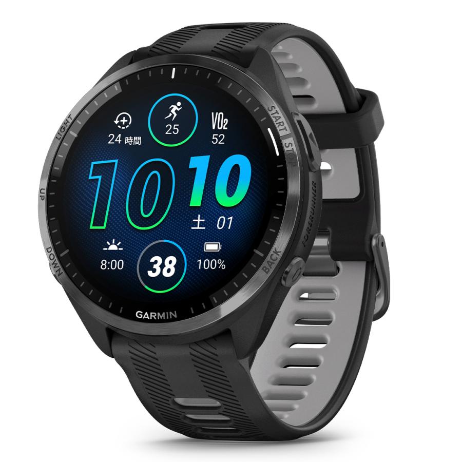 【保護フィルムプレゼント】GARMIN ガーミン Forerunner 965 フォアランナー 965 Black 010-02809-60｜eye-eye-isuzu｜02