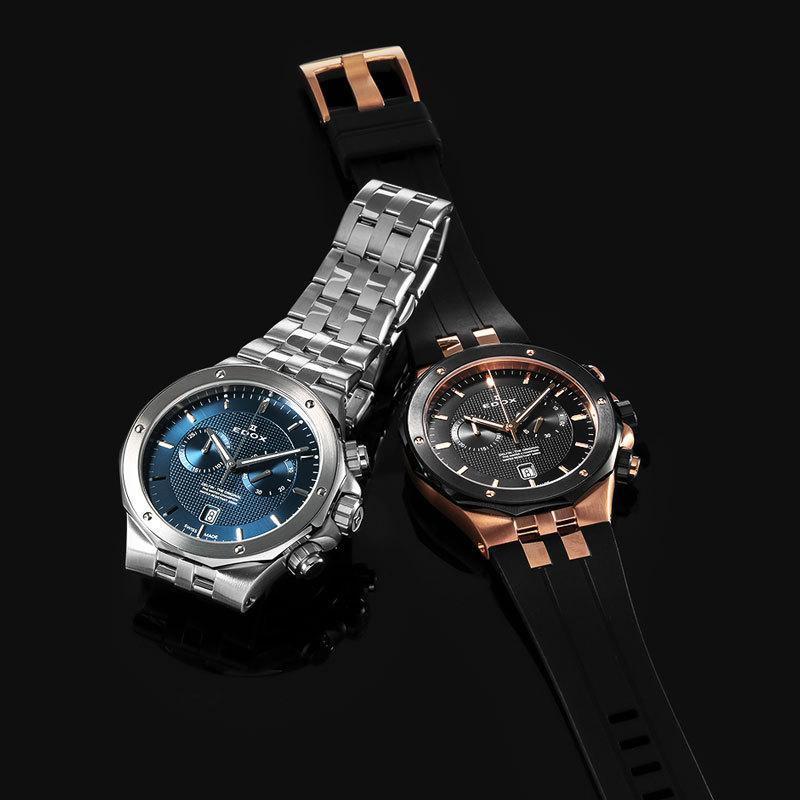 EDOX（エドックス） デルフィン クロノグラフ デイト表示 ゴールド 