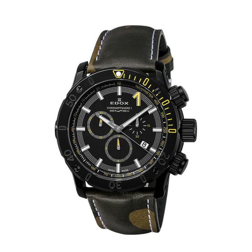 EDOX(エドックス) クロノオフショア1クロノグラフ デイト表示 10221-37N-NINJ-C