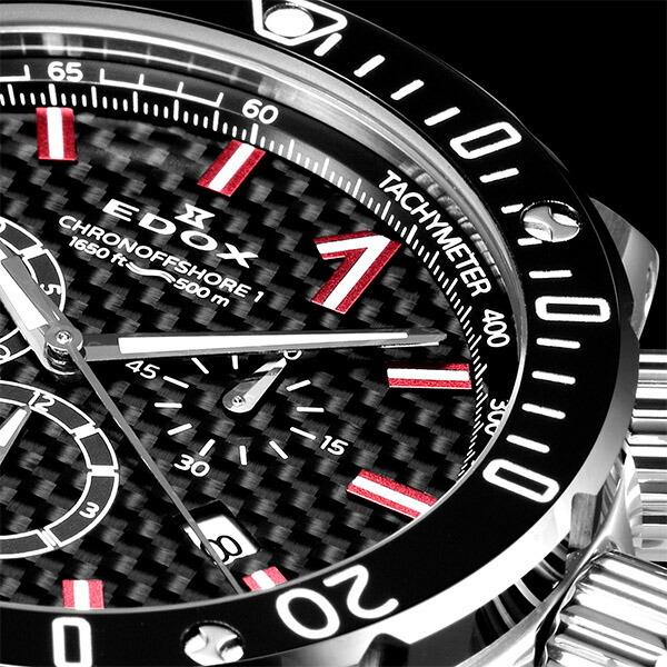 EDOX（エドックス） クロノオフショア1 クロノグラフ デイト表示 10221