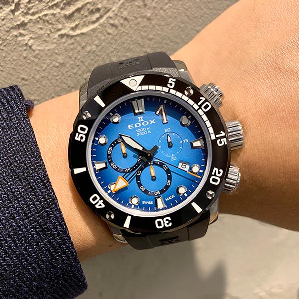 EDOX（エドックス） クロノオフショア1 クロノグラフ CHRONOFFSHORE-1