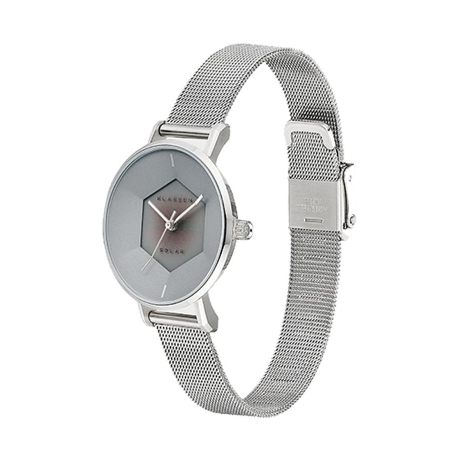 【ノベルティプレゼント】KLASSE14 クラス14 Volare Solar Silver Mesh Strap 34mm ヴォラーレ ソーラー シルバー メッシュストラップ WVS23SR001W｜eye-eye-isuzu｜02