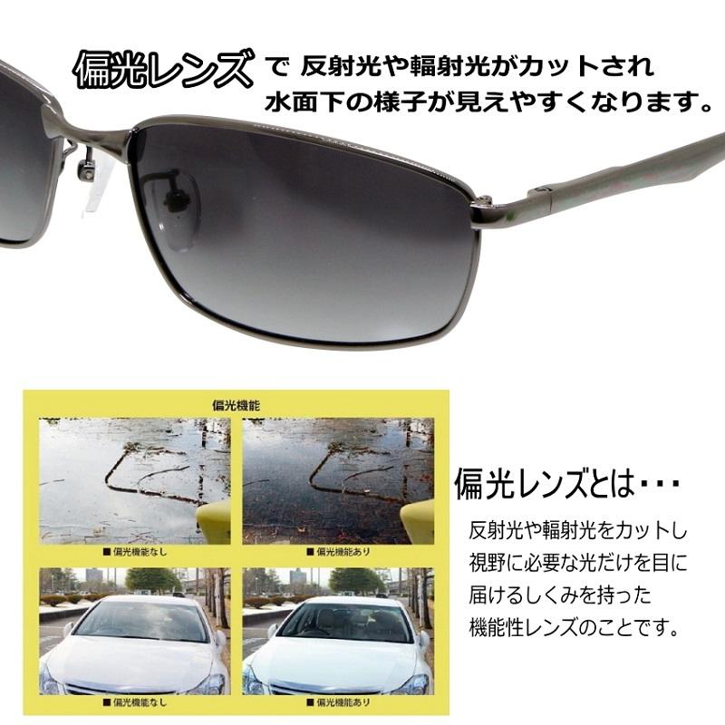 釣り フィッシングに最適 偏光サングラス＋クリップオン老眼鏡セットジーロットZE-SXP」メンズ向け　ゴルフ・日常使いにも  父の日　敬老の日のプレゼントに_7