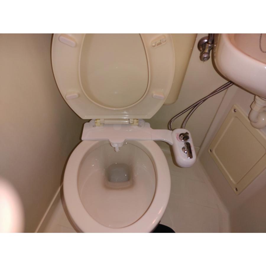 3点ユニットバス専用 無電源温水洗浄便座iS-04L (左手操作用） 電源 