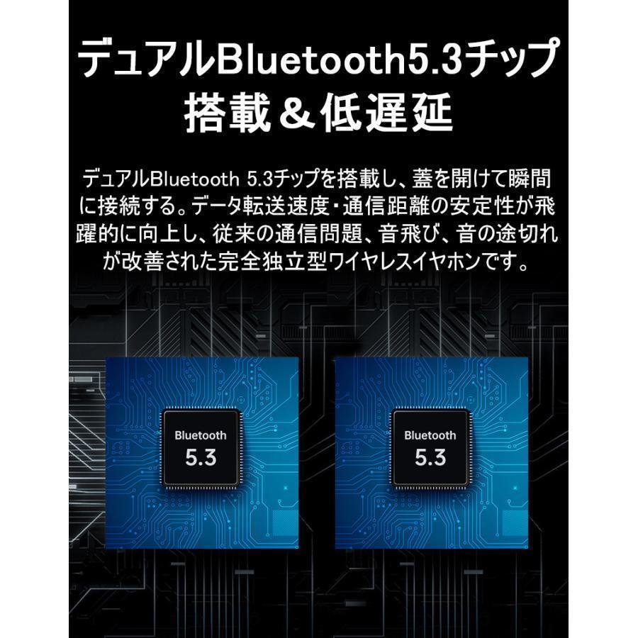 イヤホン ワイヤレス bluetooth5.3 通話 片耳 耳掛け 骨伝導 Android 防水 両耳 スポーツ 空気伝導 軽量 立体音響 大容量充電ケース 取扱説明書｜eye-store｜10