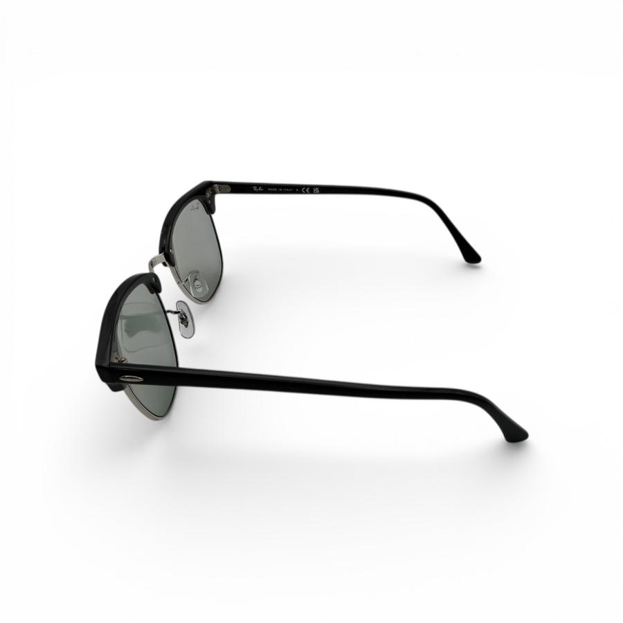 レイバン サングラス 0RB3016 135452 CLUBMASTER CLASSIC Black on Silver／Grey Vintage Yellow　ユニセックス　ハイブランド | Ray-Ban | 02