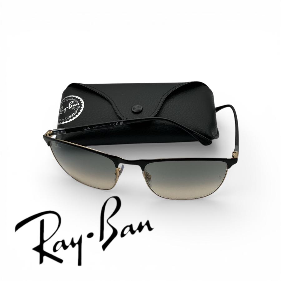 レイバン サングラス 0RB3686 187/32 Black on Arista／Clear Gradient Grey　ユニセックス　ハイブランド | Ray-Ban