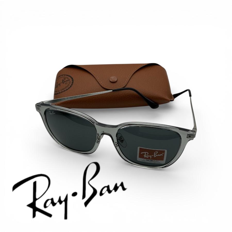 レイバン サングラス 0RB4333D 661187 Transparent Grey／Dark Grey　ユニセックス　ハイブランド | Ray-Ban