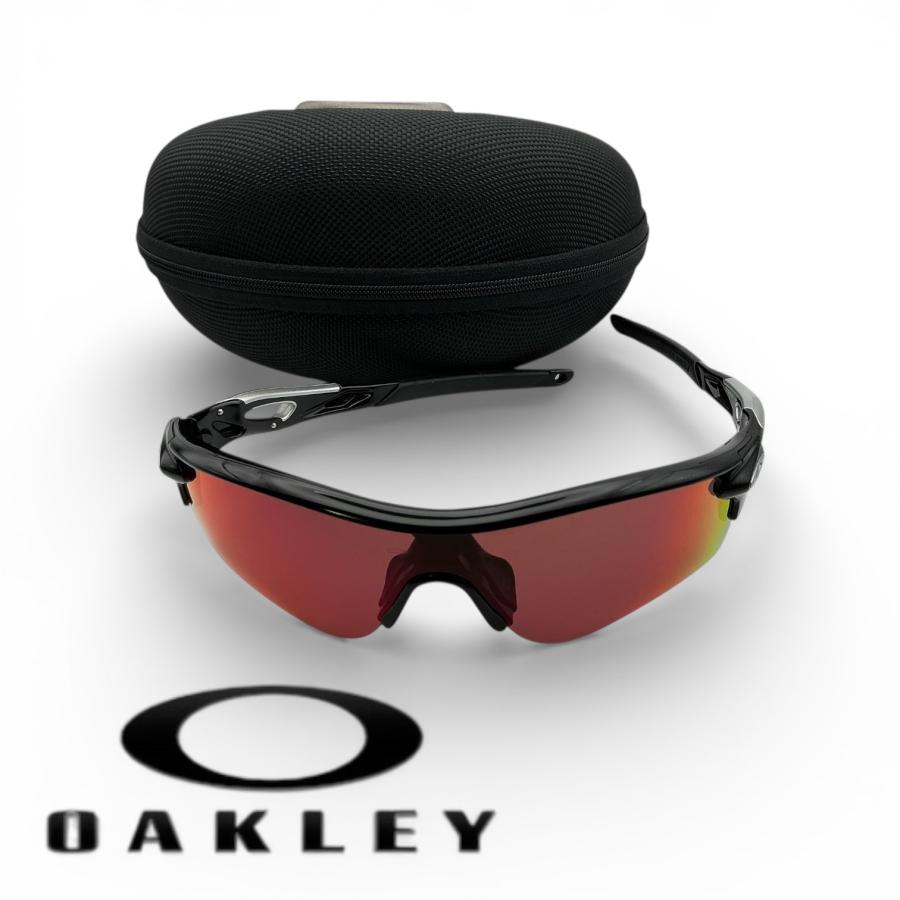 オークリー サングラス OO9206-25 RadarLock Path AsiaFit（Low Bridge Fit ） Prizm Ruby Iridium／Polished Black　ユニセックス　ハイブランド | OAKLEY