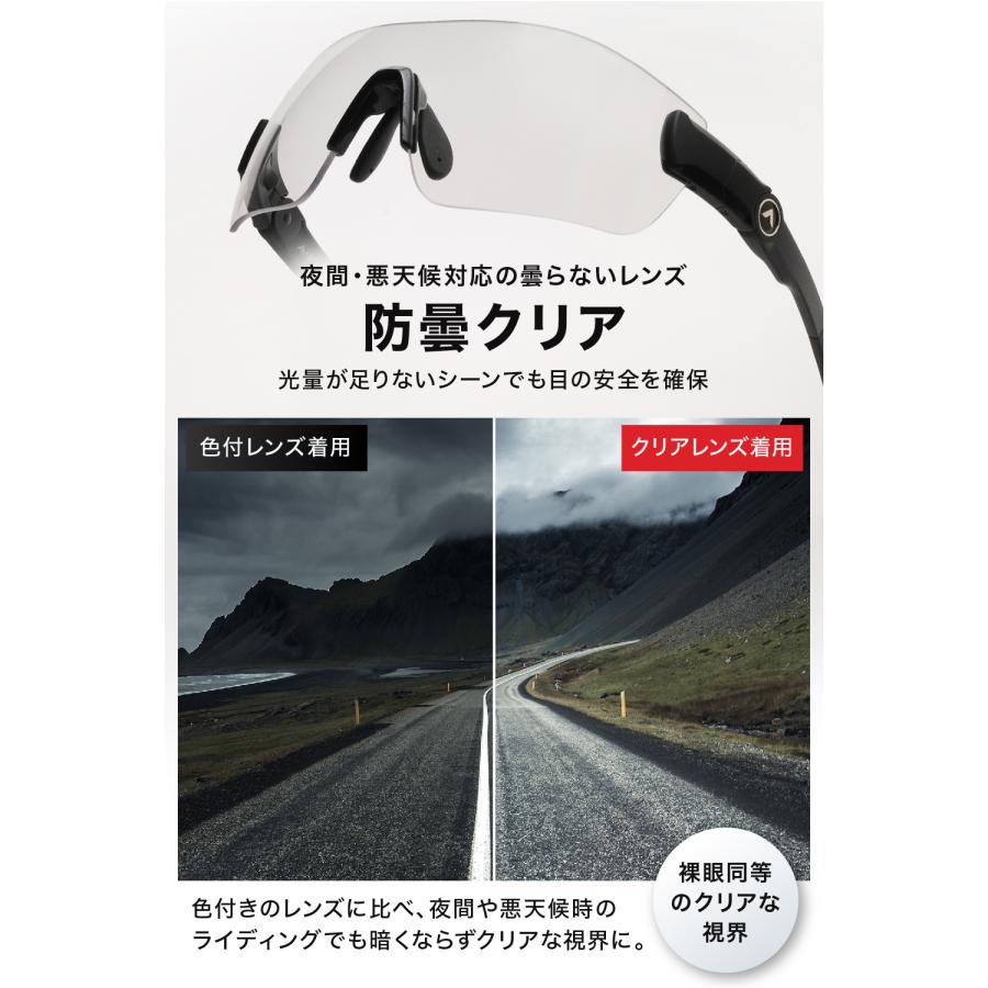 AーFIT（エーフィット） スポーツサングラス 偏光サングラス 曇り止め