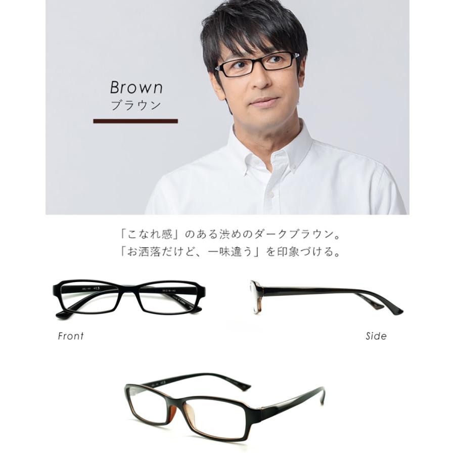 老眼鏡 おしゃれ ブルーライトカット メンズ リーディンググラス  シニアグラス BA-R1001｜eyeforyou｜08