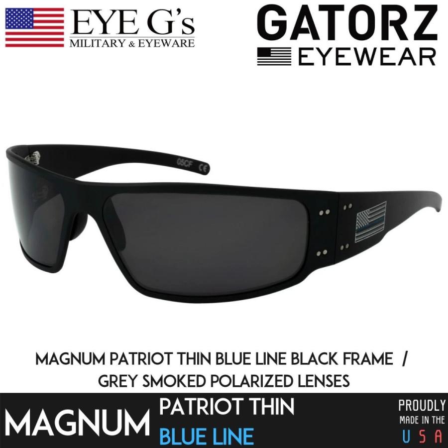 国内正規品 ] GATORZ MAGNUM Patriot Blue Line Black Polarized 