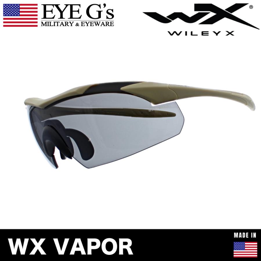 [ 国内正規品 ] WILEY X VAPOR 3LS Black WX ワイリーX ヴァイパー ブラック / スモークグレー & クリア