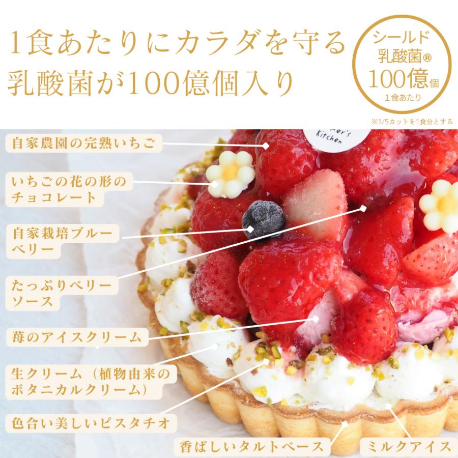 【アイス ケーキ】 ゴロゴロ大粒いちごの【あっきらきらアイスケーキ】クリスマス 誕生日 スイーツ プレゼント |  | 06