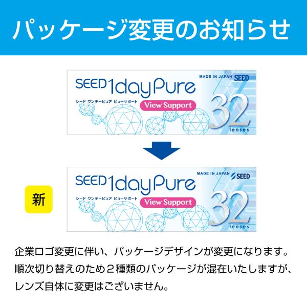 ワンデーピュア ビューサポート 32枚入 12箱 要処方箋 スマホ眼用 国産 瞳のストレス軽減 送料無料 view support シード_4