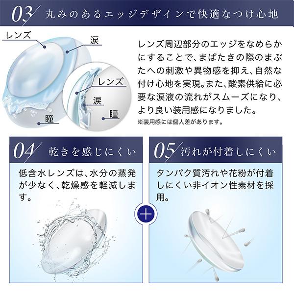 ピュアナチュラルプラス 38% 6箱 1日使い捨て 1箱30枚入 含水率38% UVカット コンタクトレンズ 送料無料 SHO-BI｜eyelife｜03