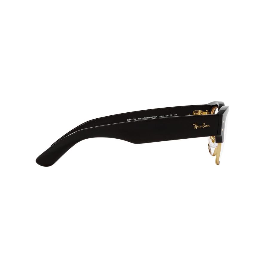 眼精疲労予防レンズ(ビュイ bui）セット bui Ray-Ban RX0316V 2000（サイズ50）伊達メガネ PCメガネ ...