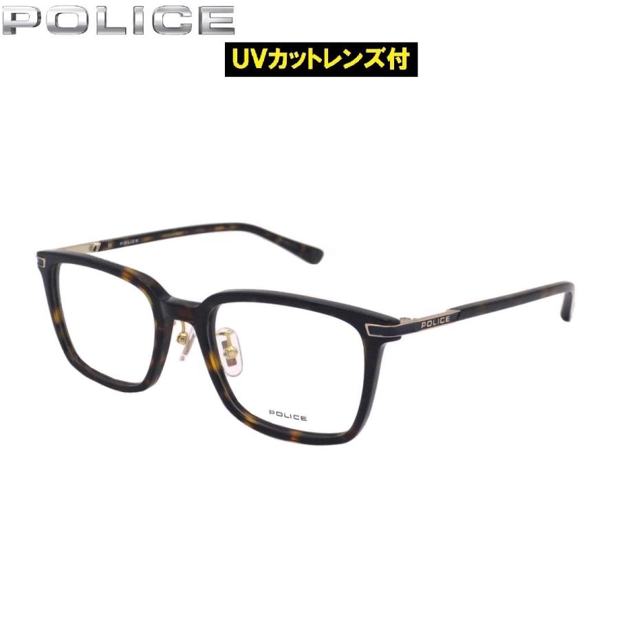 ポリス老眼鏡 メガネ 中間度数 かっこいいシニアグラス Police 人気のセルフレーム Vpla12j02bu51rd 02bu サイズ