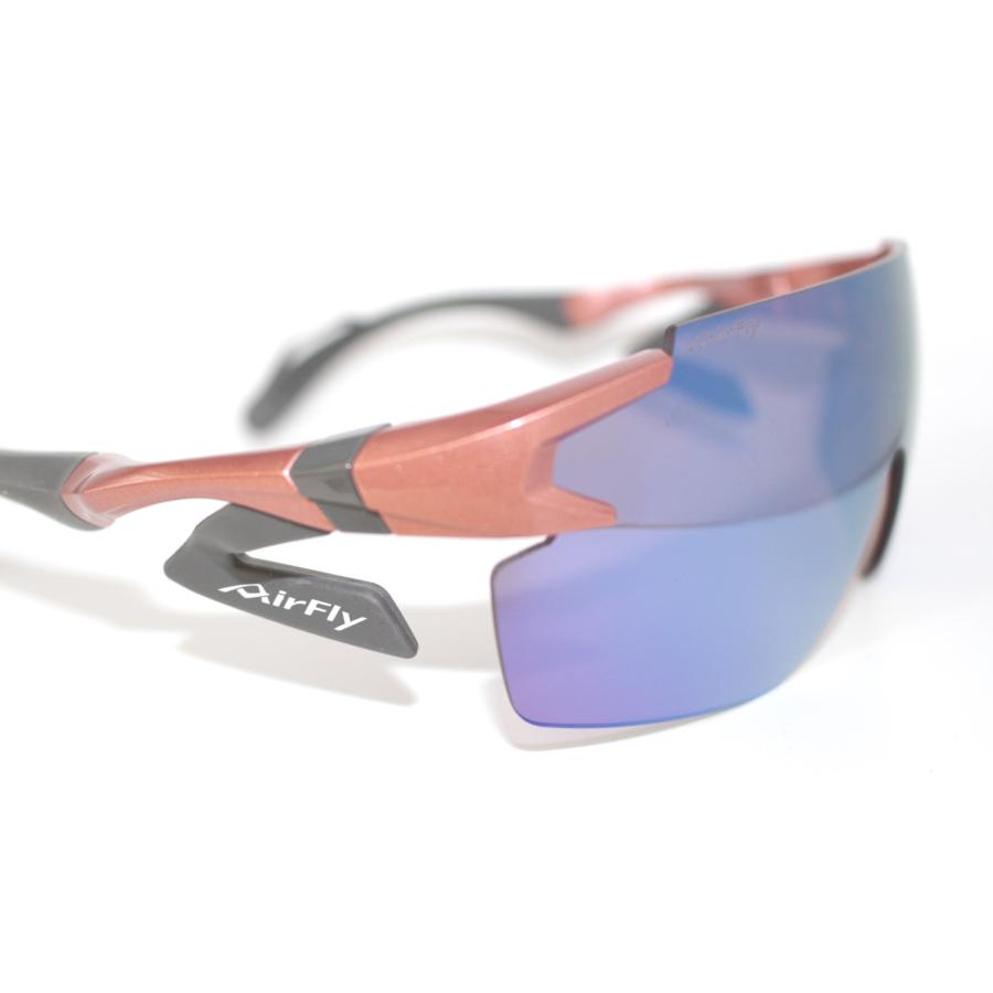 ゴルフ・テニス用 偏光サングラス 鼻パッドの無いエアフライ スポーツ