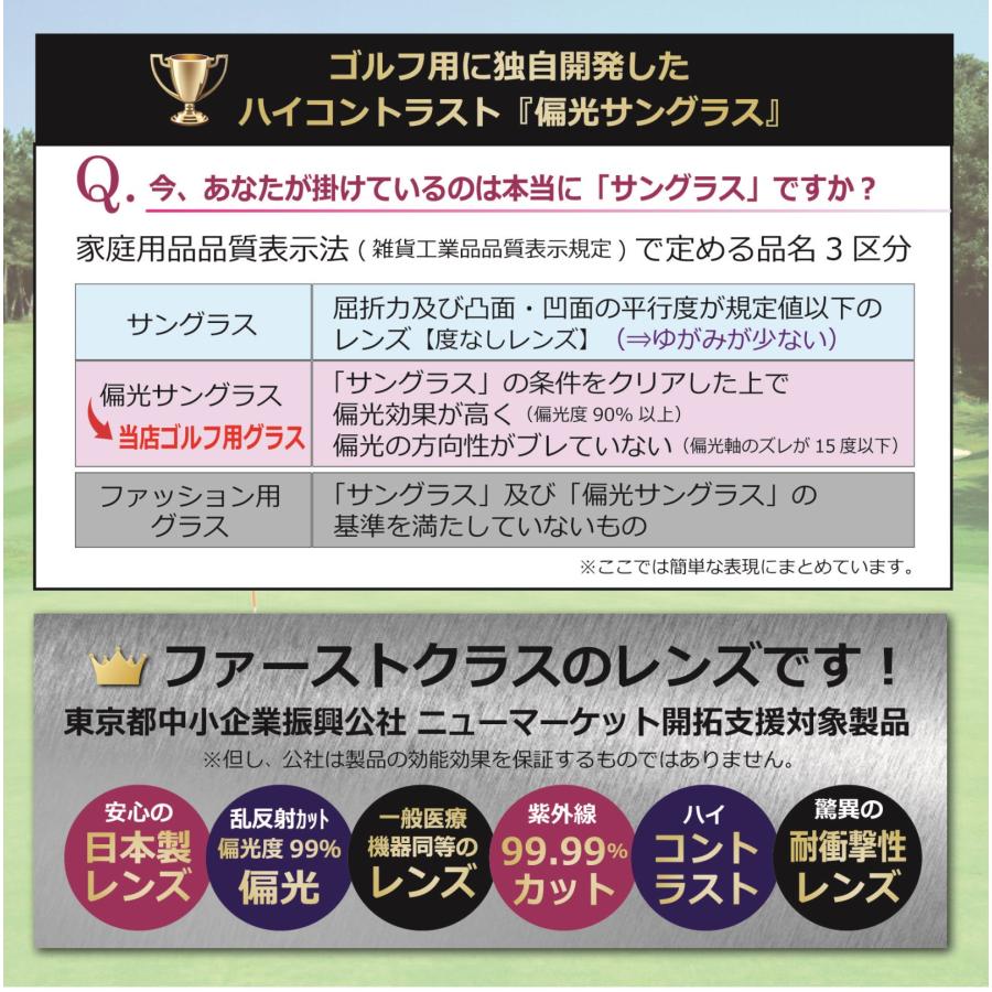 テニス・ゴルフ専用 偏光サングラス 日本製偏光レンズ／ スポーツ サングラス 偏光 ゴルフボールがクリアに！ メンズ レディース 人気 ／CROSSPORTER CP006の画像