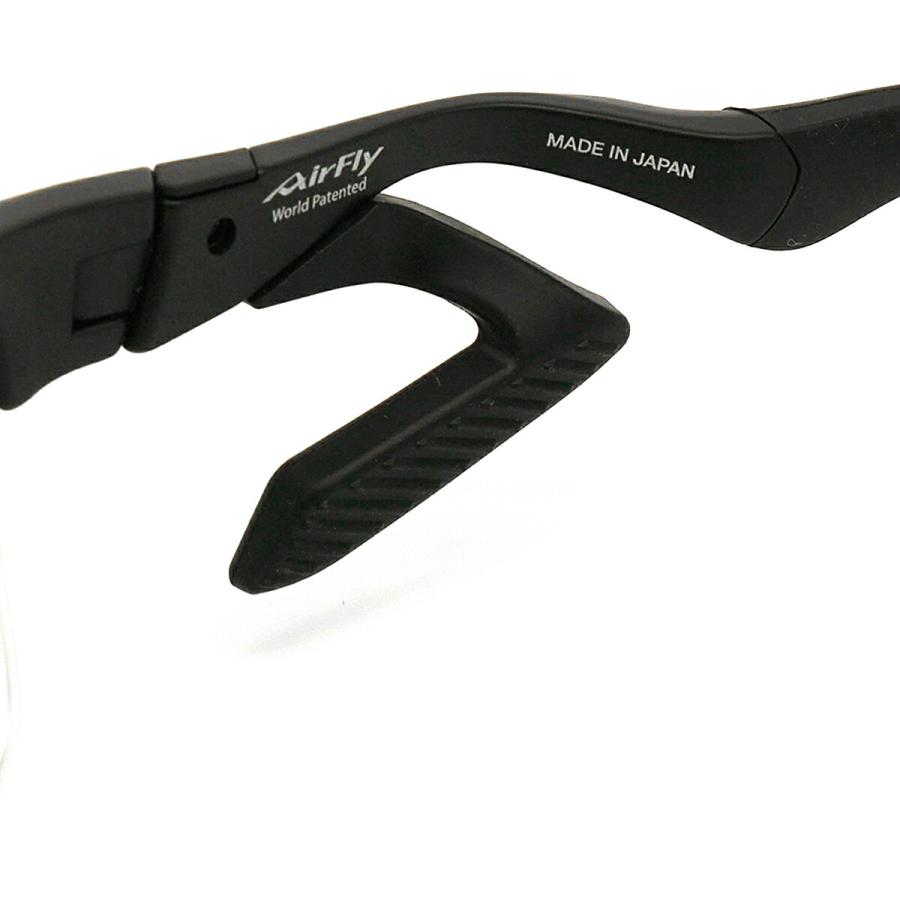エアフライ 度付きクリアレンズ AF-303 col.1 AirFly 鼻に跡がつかないスポーツサングラス クリアアダプター UVカット ItoLens ハイカーブ160 6カーブ_4