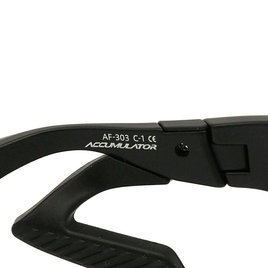 エアフライ 度付きクリアレンズ AF-303 col.1 AirFly 鼻に跡がつかないスポーツサングラス クリアアダプター UVカット ItoLens ハイカーブ160 6カーブ_6