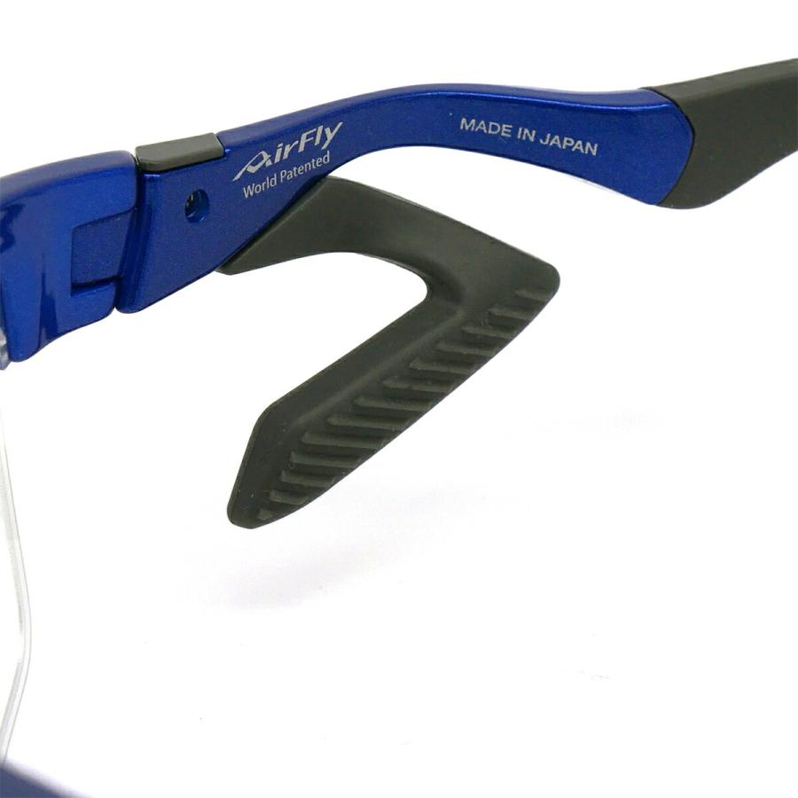 エアフライ 調光 度付きサングラス AF-303 col.3 AirFly 鼻に跡がつかないスポーツサングラス クリアアダプター UVカット ItoLens NeoContrast Art gray HEV420_14