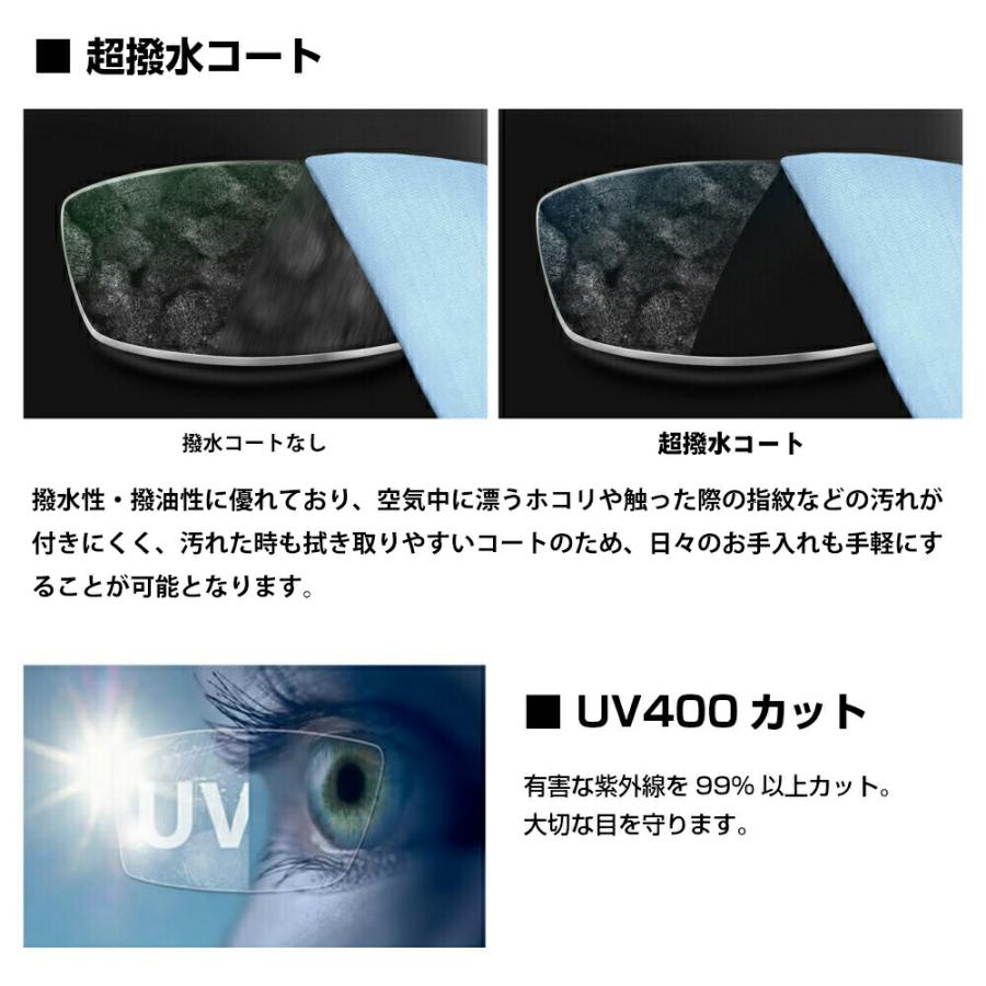 エアフライ 度付きクリアレンズ AF-304 col.3S AirFly 鼻に跡がつかないスポーツサングラス クリアアダプター UVカット ItoLens ハイカーブ160 6カーブ_11