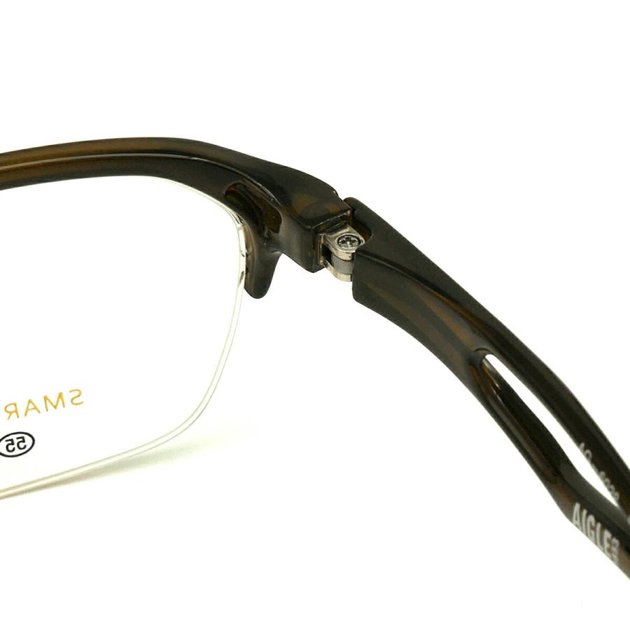 エーグル 伊達 ダテメガネ AG-6028 col.2 55mm AIGLE ブルーライトカット UVカット_10
