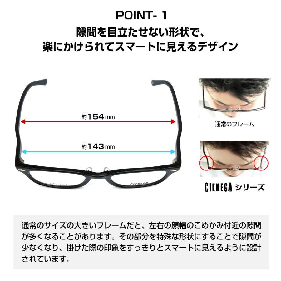大きいサイズ 顔 大きい ゴルフ サングラス シェネガ CIENEGA CN-K31 C