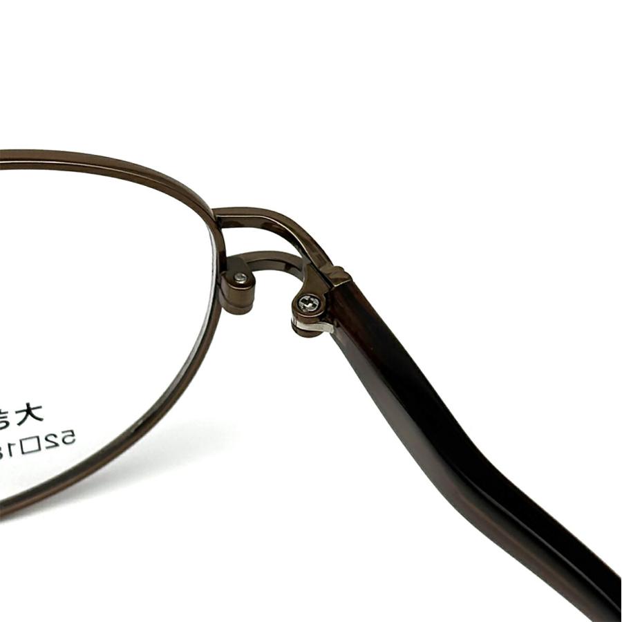 大きいサイズ ダテメガネ CN-KL81 3色 52mm CIENEGA シェネガ UVカット ブルーライトカット 大きい顔_11