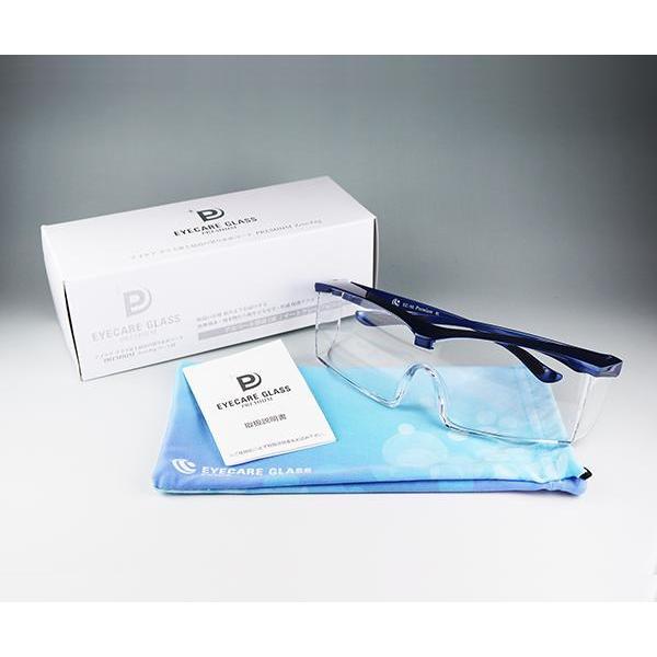 医療用 メガネ EC-10 Premium col-BL アイケアグラス プレミアム